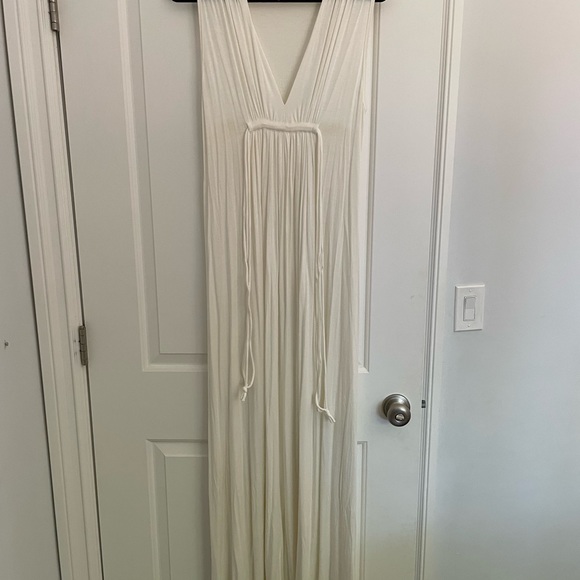 Rachel Pally Long Sleeveless Caftan in Cream - Picture 3 of 5